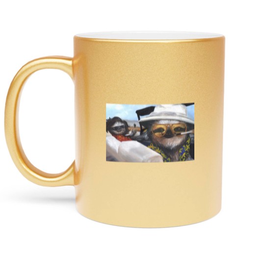 Discover Fear and Loathing in Sloth Vegas Metallic Mugs