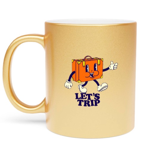 Discover Sturniolo Triplets Merch Lets Trip Casey Funny Trip Merch Metallic Mugs