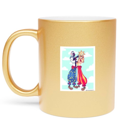 Discover Sun and Moon fnaf Long Metallic Mugs