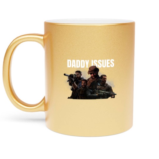 Discover Captain Price Daddy Issues Call of Duty Metallic Mugs