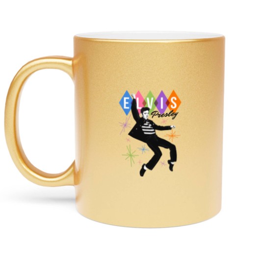 Discover Elvis Presley, Elvis Presley 2022 Movie for Metallic Mugs, Gift for Elvis lovers, Elvis Presley Metallic Mugs