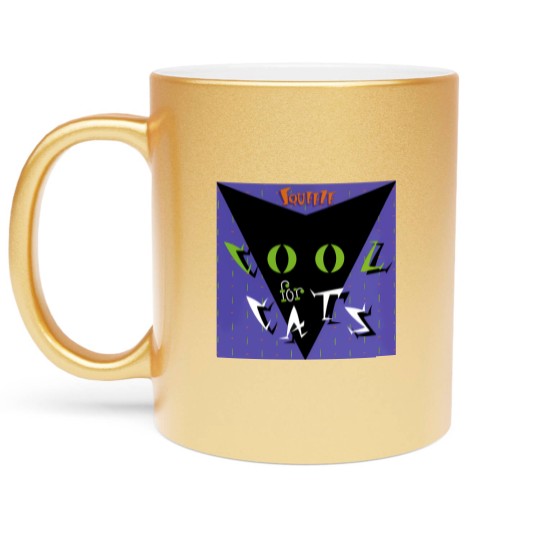 Discover Squeeze Cool For Cats Cool Cats Purple Green Metallic Mugs