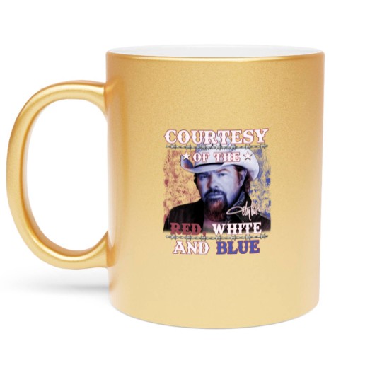 Discover Toby Keith Courtesy Of The Red White And Blue Metallic Mugs