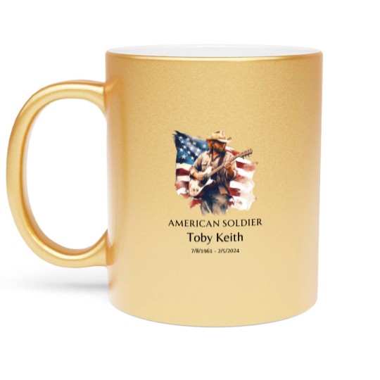 Discover Toby Keith American soldier Metallic Mugs