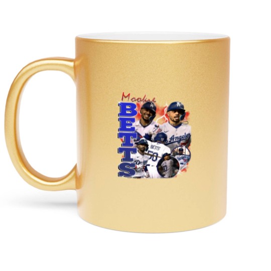 Discover Vintage Mookie Betts Metallic Mugs