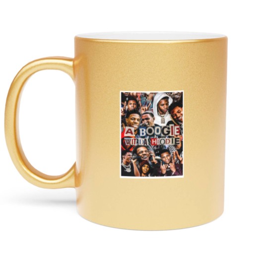 Discover A Boogie Wit Da Boogie Collage Metallic Mugs Metallic Mugs