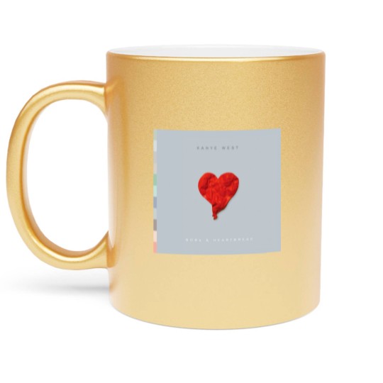 Discover Kanye West Metallic Mugs - 808s & Heartbreak Unisex Metallic Mugs