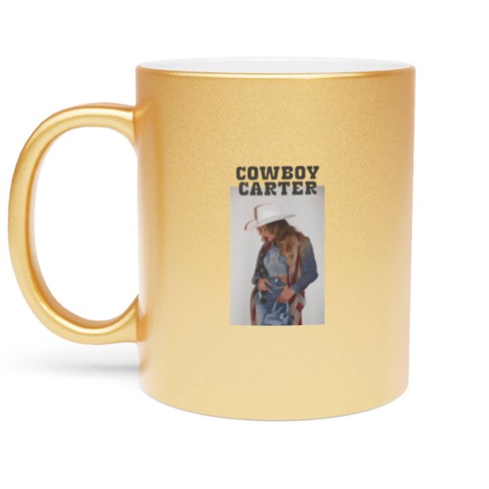 Discover Beyonce Cowboy Carter Act ii Beyince Metallic Mugs Unisex Cotton Ringer Metallic Mugs
