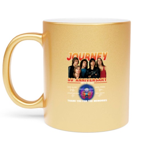Discover Journey Freedom Tour 2023 50th Anniversary Signature Metallic Mugs