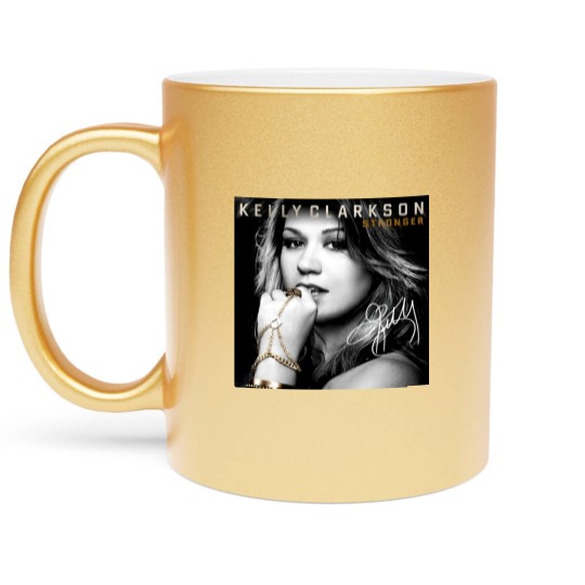 Discover Kelly Clarkson Stronger Signature Metallic Mugs, Kelly Clarkson Metallic Mugs
