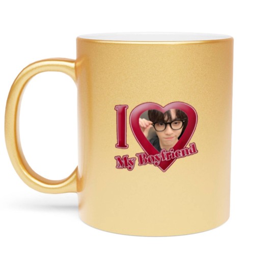 Discover Soobin TXT ‘i love my boyfriend’ Army78th Field Artillery Regiment wo Txt Metallic Mugs
