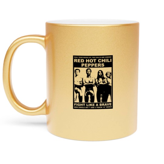 Discover Red Hot Chili 90s Vintage Style Unisex Metallic Mugs, RHCP Metallic Mugs