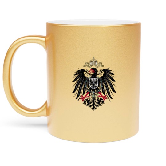 Discover Imperial Eagle of the German Empire Metallic Mugs