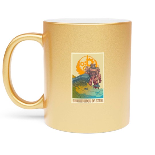 Discover Brotherhood of Steel Metallic Mugs