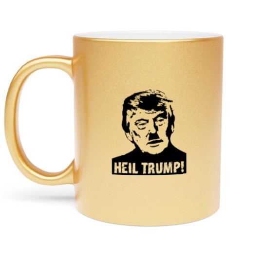 Discover Donald trump - Heil Trump! Metallic Mugs