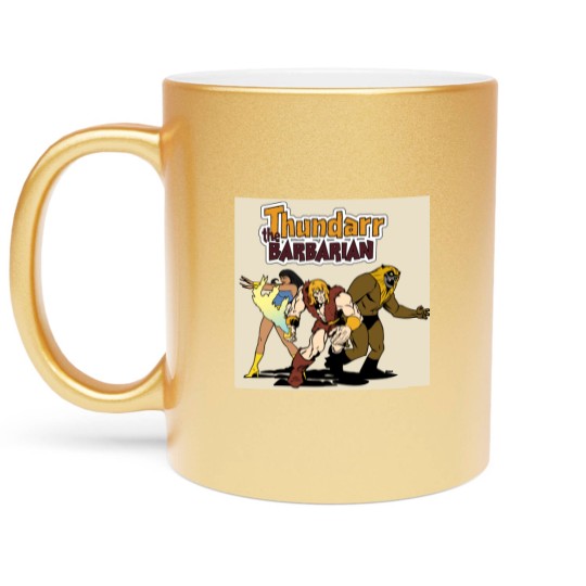 Discover Thundarr The barbarian Metallic Mugs