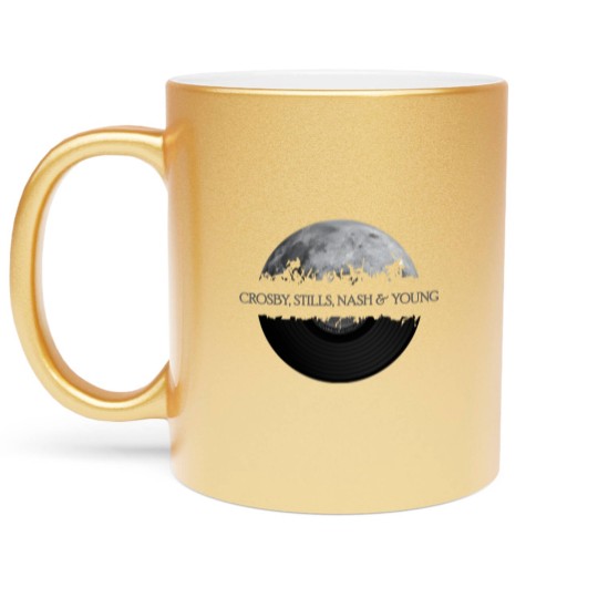 Discover Crosby, Stills, Nash Young moon - Crosby Stills Nash Young Moon - Metallic Mugs