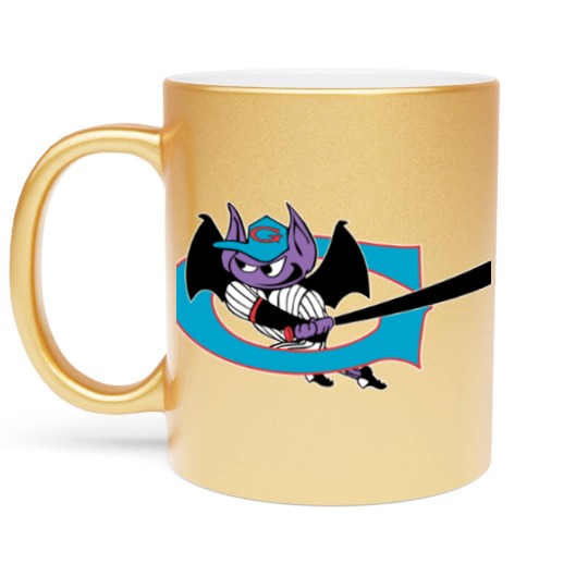 Discover Game of Greensboro Bats Baseball Metallic Mugs