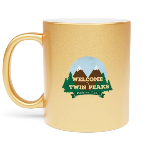 Discover Welcome To Twin Peaks Metallic Mugs