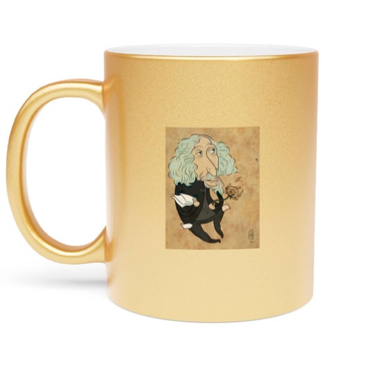 Discover El Caballero de Paris, Heyder Luis Reyes, Backroom Art Metallic Mugs