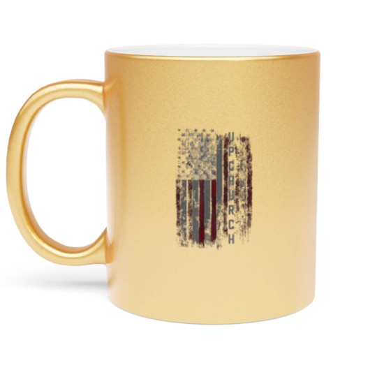 Discover upchurch family american flag t Metallic Mugs