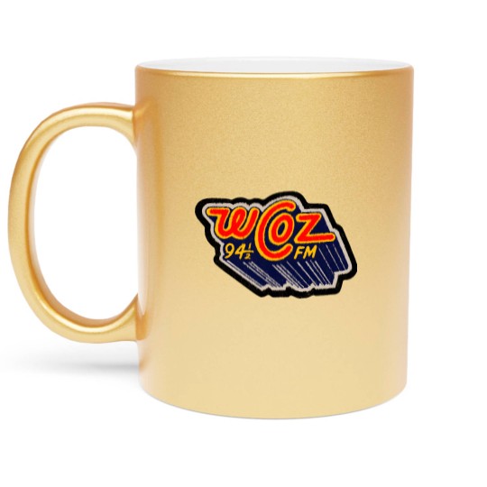 Discover Defunct WCOZ Radio Metallic Mugs