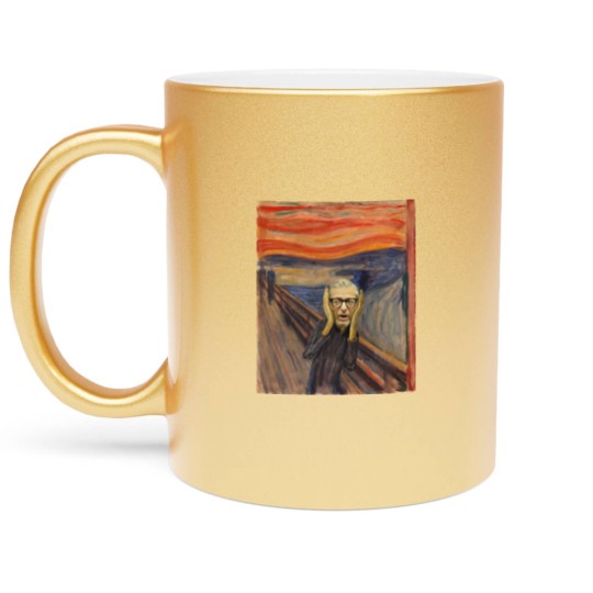 Discover The Goldblum Scream - Jeff Goldblum - Metallic Mugs