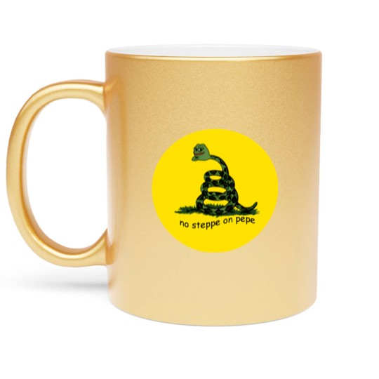 Discover No steppe on Pepe No step on snek memes HD HIGH QUALITY ONLINE STORE Metallic Mugs