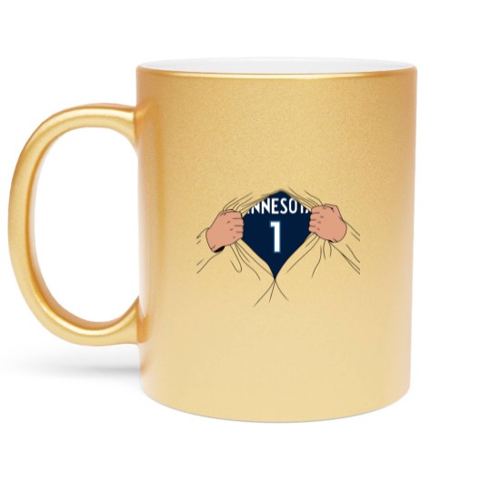 Discover Anthony Edwards - Minnesota Basketball - Timberwolves Metallic Mugs