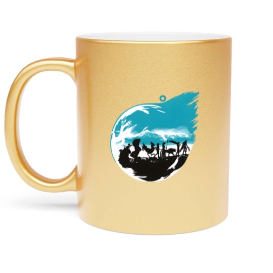 Discover FELLOWSHIP OF THE FANTASY Metallic Mugs