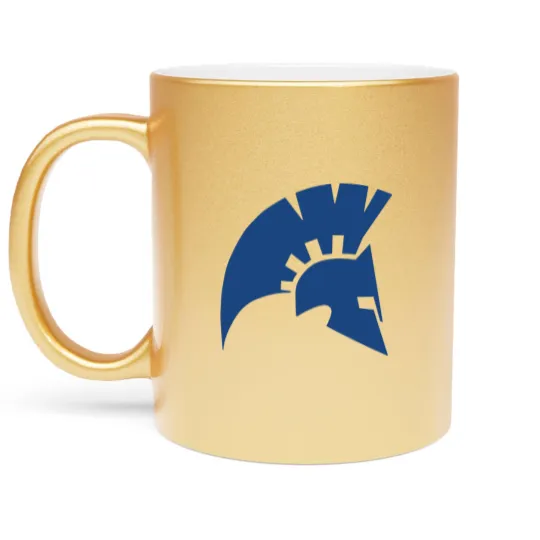 Discover Tacoma Community College Titans logo Metallic Mugs