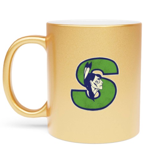 Discover Springfield Indians Retro Defunct Ice Hockey (1) Metallic Mugs