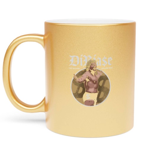 Discover Ted DiBiase Million Dollar Man Pose Metallic Mugs