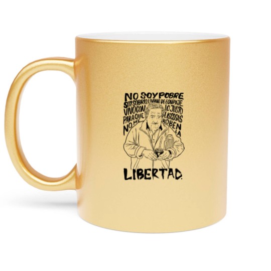 Discover Pepe Mujica classique Metallic Mugs