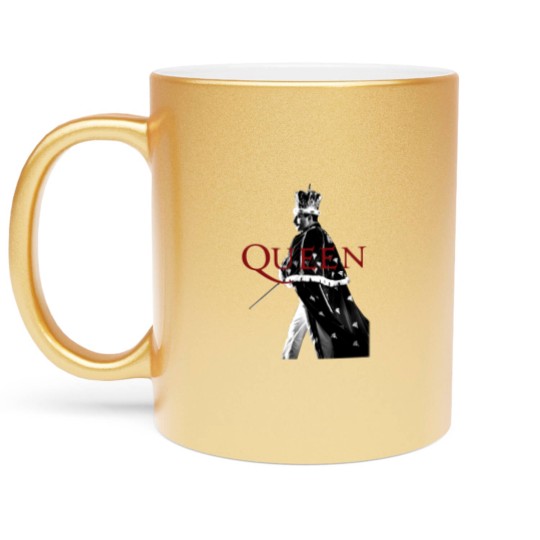Discover Queen Freddie Mercury Live in Concert Metallic Mugs