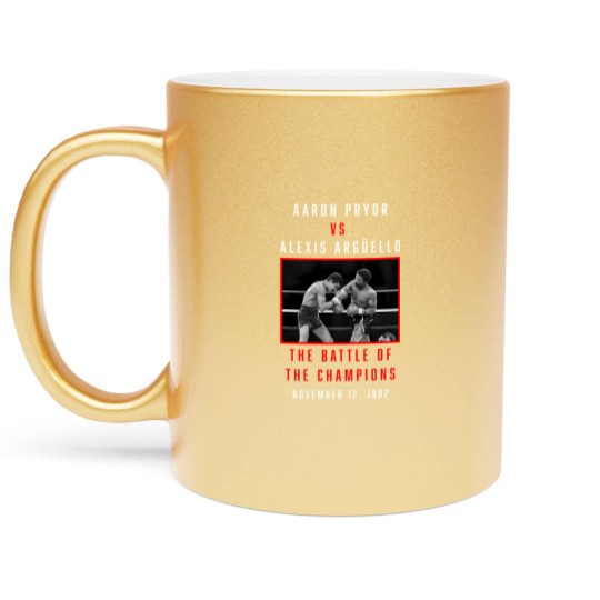 Discover aaron pryor vs alexis arguello Metallic Mugs