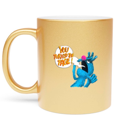 Discover Retro Vintage The Monster at The End of This Book, Monster You Turned The Page Metallic Mugs