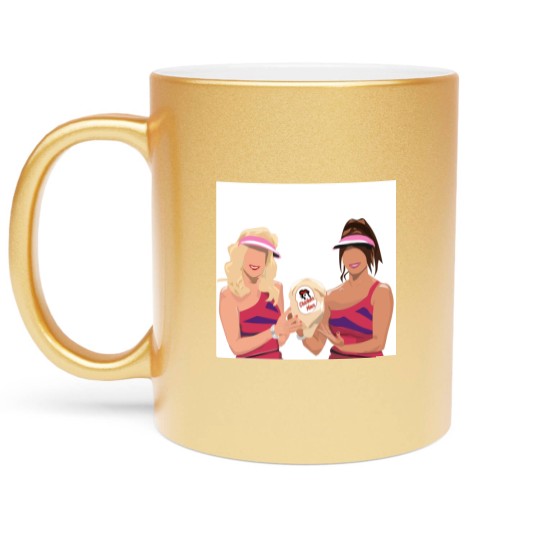 Discover SNL Super Showcase Maya Rudolph and Kristen Wiig Metallic Mugs