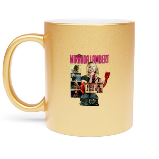 Discover MIRANDA LAMBERT Roadside Bar  Pink Guitars Tour 2019 Metallic Mugs