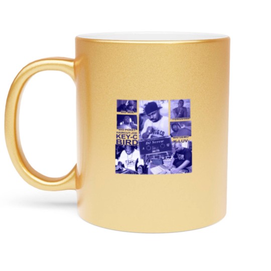 Discover Screwston Houston Texas Rap Legends DJ Screw Big Pokey Big Moe Bang Screw Metallic Mugs