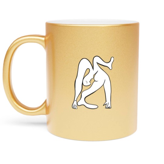 Discover Picasso - Black and White #1 - Picasso - Metallic Mugs