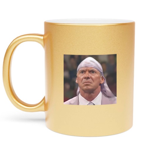 Discover Vince Mcmahon Durag Wrestling Fan Metallic Mugs