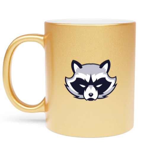 Discover Angry Raccoon - Raccoon - Metallic Mugs