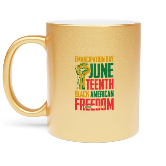 Discover Juneteenth Metallic Mugs Women Juneteenth