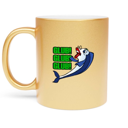 Discover The Incredible Mr. Limpet Glub Glub Glub Metallic Mugs
