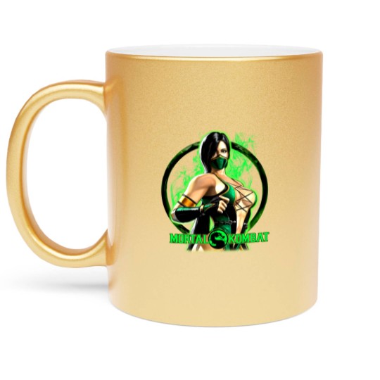 Discover Mortal Kombat Jade Metallic Mugs, Mortal Kombat Metallic Mugs Fan Gifts, Jade Metallic Mugs, Mortal Kombat Game Metallic Mugs