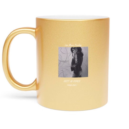 Discover RIP Lisa Marie Presley Metallic Mugs, Lisa Marie Presley 1968-2023 Metallic Mugs, RIP LMP Metallic Mugs, Lisa Marie Presley Metallic Mugs