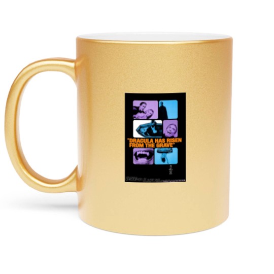 Discover Dracula Has Risen from the Grave 1969 Metallic Mugs