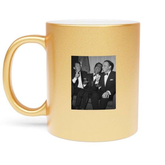 Discover The Rat Pack Frank Sinatra Sammy Davis Jr Dean Martin Las Vegas The Mob Rat Pack Classi Metallic Mugs