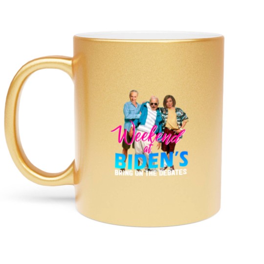 Discover Biden at Weekend Biden at Weekend Abolish Malarkey Abolish Malarkey Metallic Mugs